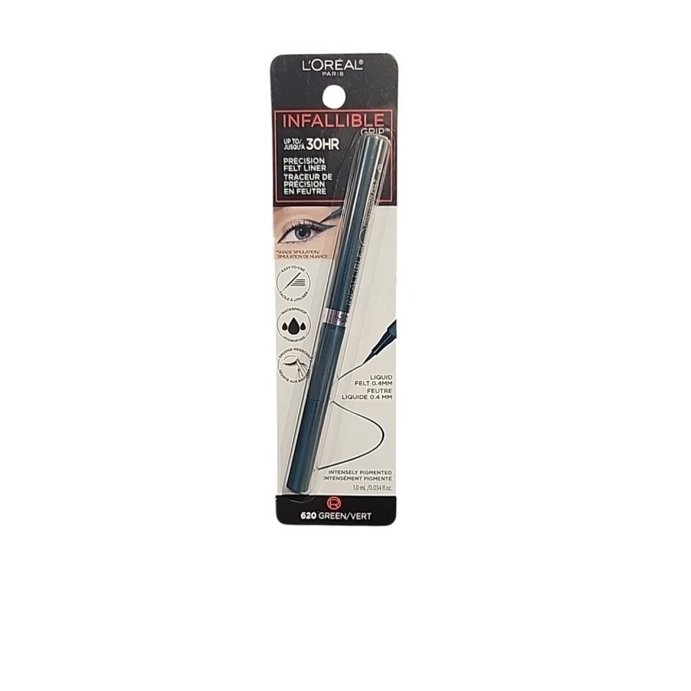 L Oreal Paris Infallible Grip 30HR Precision Felt Liner‎ 620 Green Vert 1.0 ml